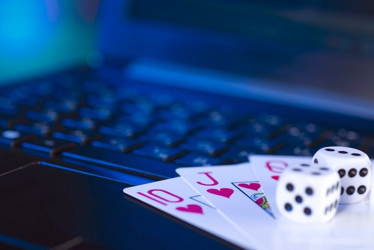 Live dealer at blackjack table with HD multi-camera broadcast setup